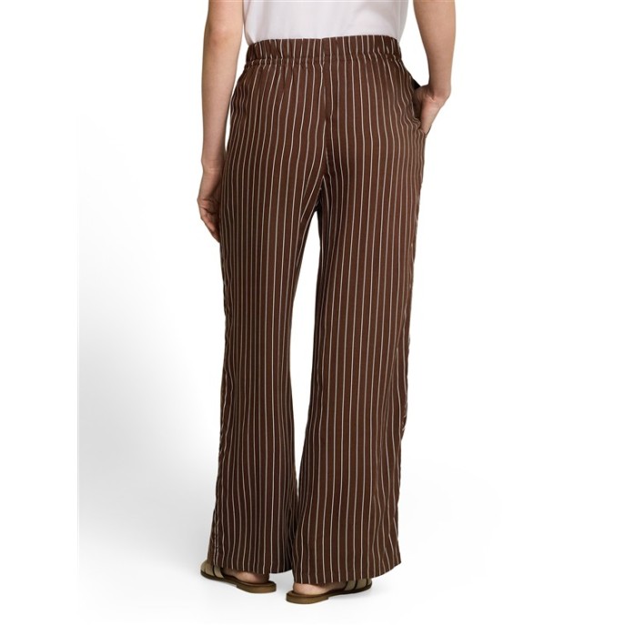 Tom Tailor denim dames palazzo broek 1051556 streep Bruin